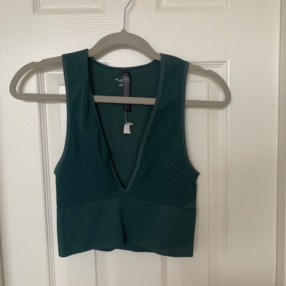 Urban Outfitters teal crop top size M